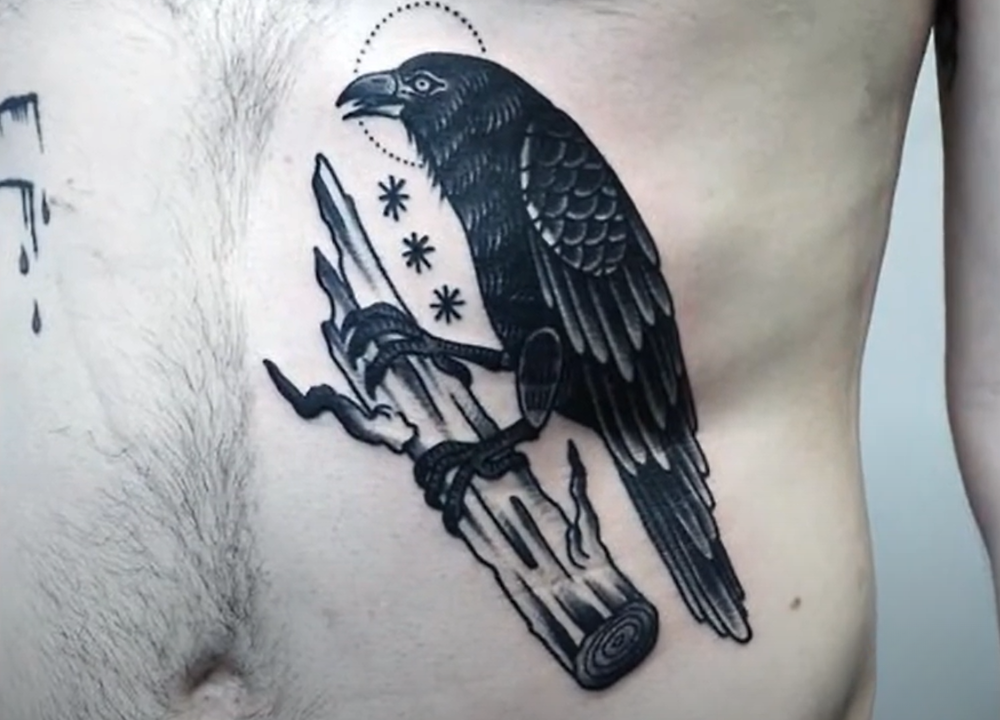 Crow Tattoo Meaning photo