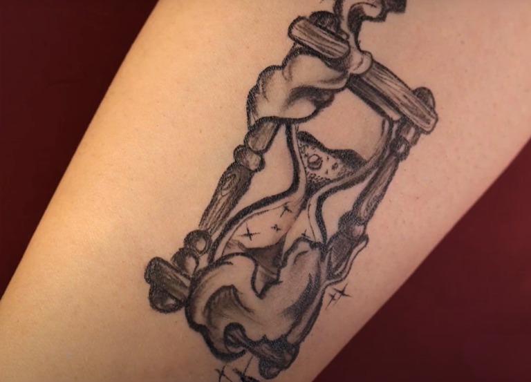 Sand Clock Tattoo Meanings And Symbolism - Meaning About