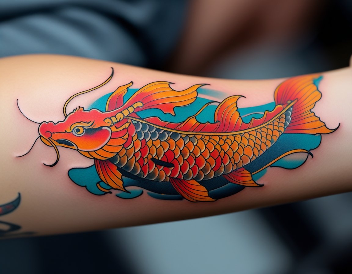 Dragon Koi Fish Tattoo Meaning
