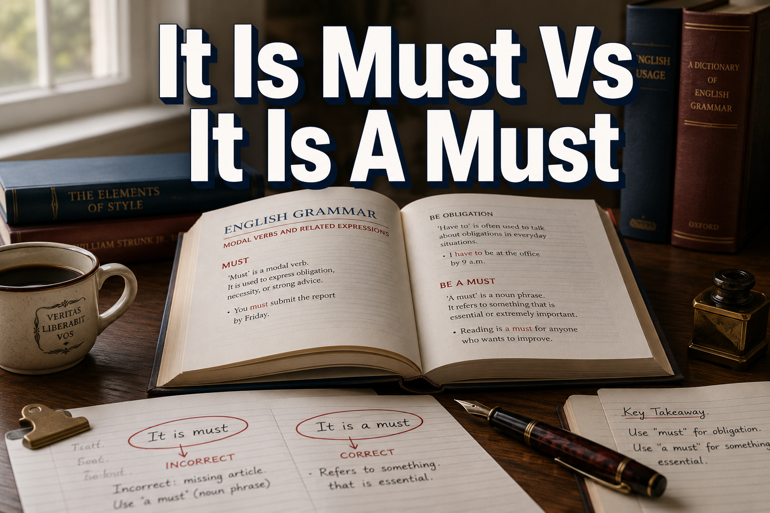It Is Must Vs It Is A Must: The Correct Usage Explained