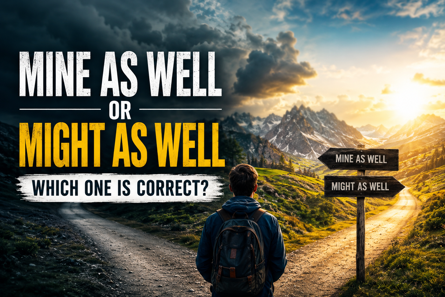 Mine As Well Or Might As Well: Which One Is Correct?