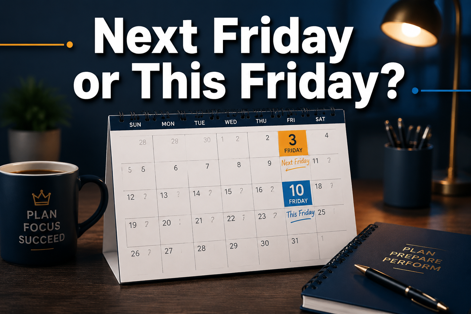 Next Friday or This Friday: What's the Real Difference?