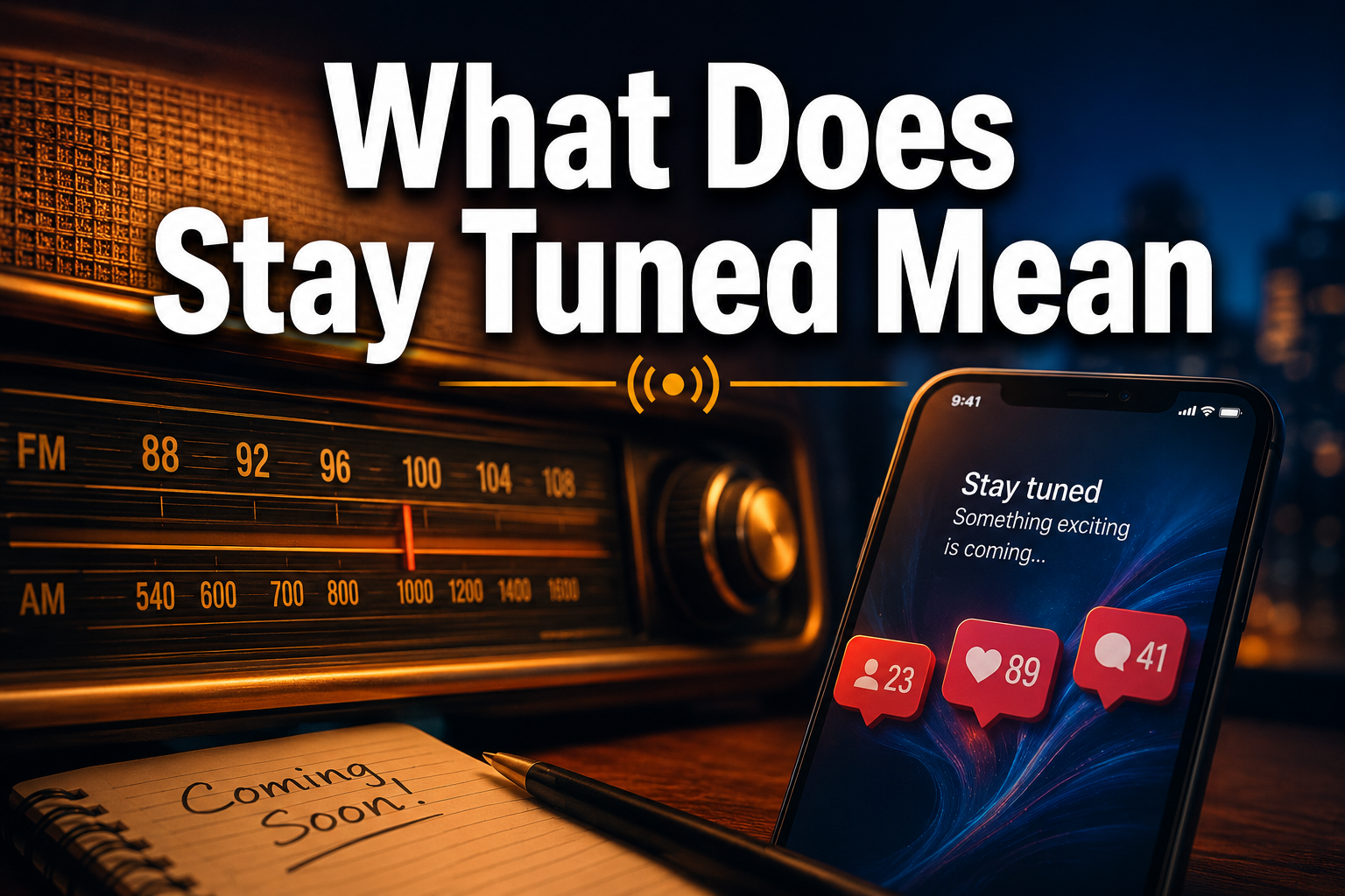 What Does Stay Tuned Mean: Full Breakdown for 2026