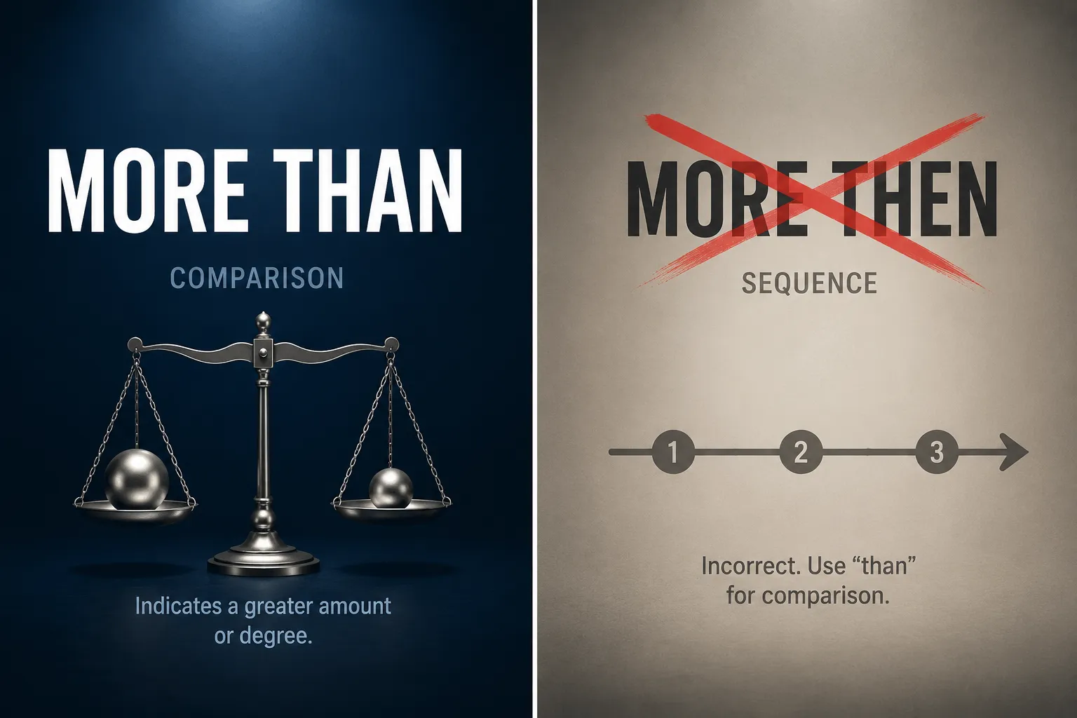 More Than Vs More Then: What's the Difference and Which Is Correct?